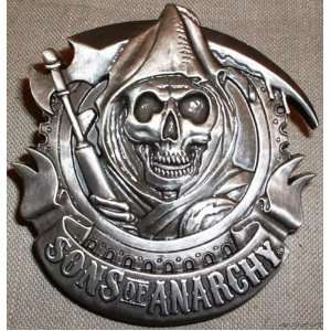  SONS OF ANARCHY Metal Reaper Logo BELT BUCKLE Everything 