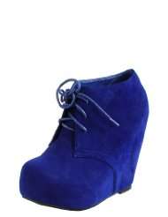 Camilla1 Velvet Ankle Boots BLUE