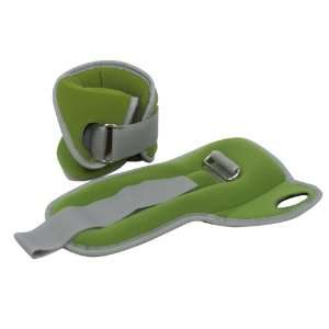   & Develop Ankle/Wrist Weights (5 lb Pair, Green)