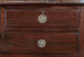 Antique English Mahogany Dresser Chest Vanity w/ Mirror c1905 82b 