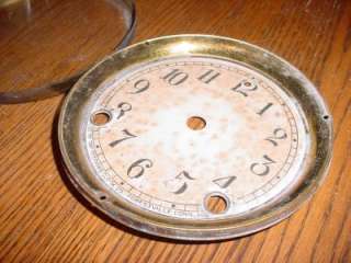 Old Antique Sessions Mantle Clock Bezeled Hinged Door Dial for 