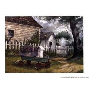  Antique Wagon Finest LAMINATED Print Michael Humphries 8x6 