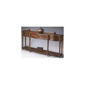  Butler Specialty Console Table Vintage Oak Finish