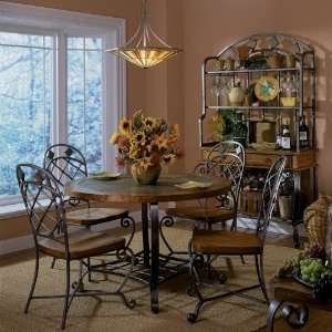  Harmony Round Dining Table in Harmony Antique Oak