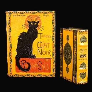  LE CHAT NOIR by Steinlen Black Cat Secret Book Box Set Jewelry 