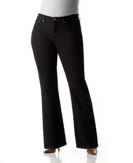   Shaping Boot Cut Black Wash   Plus Size Jeans   Plus Sizess