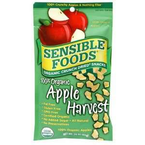 Sensible Foods Organic Crunch Dried Snacks, Apple Harvest, 0.75 oz 12 