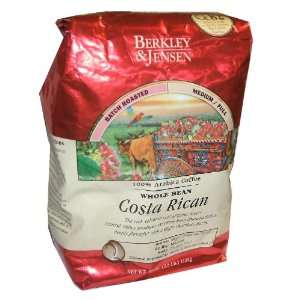 Berkley and Jensen Costa Rican 100% Whole Bean Arabica Coffee 40 Ounce 