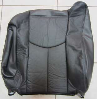   2500HD 3500 Driver Side Bottom LEATHER Seat Cover Dark Gray  