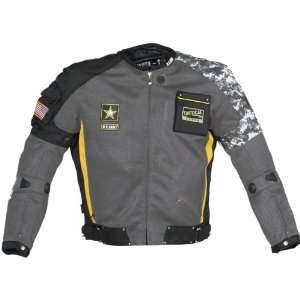 Power Trip Delta Mens US Army Textile Street Racing Motorcycle Jacket 