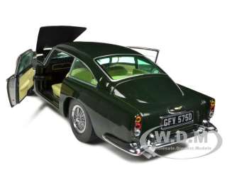 1963 ASTON MARTIN DB5 BRITISH RACING GREEN 118 MODEL CAR BY SUNSTAR 