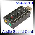   Channel Mini USB 2.0 3D Virtual Audio Sound Card Adapter New
