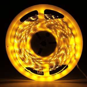    Yellow 5M 300 LED 3528 SMD Flexible Car DIY Strip Light Automotive