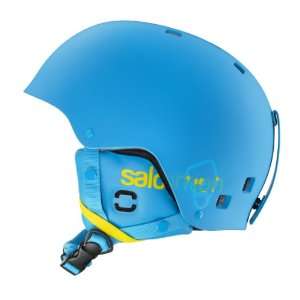 Salomon Brigade Audio Ski Helmet (Blue Matt, Large)  