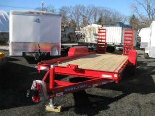 New 2012 Sure Trac 7x18 14k Equipment/Skid Steer Trailer  