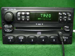 Ford CD Radio Explorer Mountaineer aux Ipod Sat input 4L2T 18C815 DA 