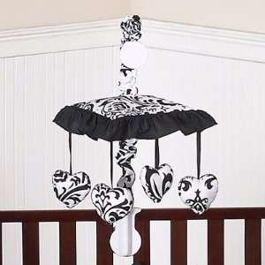   and White Isabella Musical Baby Crib Mobile by JoJo Designs Baby