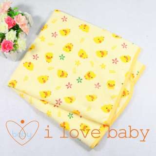 100% Cotton Cute Duck Baby Travel Home Changing Mat Pad  