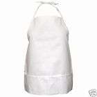 Plain White New BBQ Grill Cooking Chef Apron