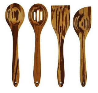 Each 4pc Wild Bamboo Utensil Set features 4 different 12 utensils to 