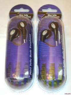 Lot Of 3 Jelly Bud Earphones  Player Headphones NEW  