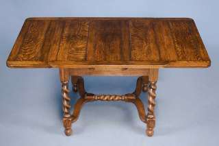   and color. The barley twist legs on this table are quite striking