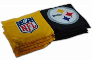 Pittsburgh Steelers Tailgate Toss Cornhole Bean Bag Set  