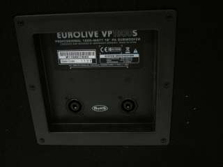 Behringer EUROLIVE VP1800S 1600W 18 Subwoofer  