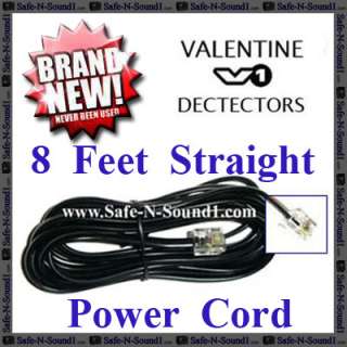 Feet Flat Power Cord for your VALENTINE RADAR DETECTOR