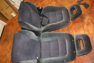 1993 Acura Integra Seats Front SET Black OEM DA  