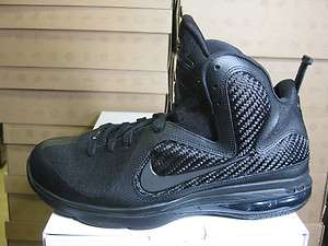 NIKE MENS BASKETBALL LEBRON 9 BLACK ANTHRACITE  