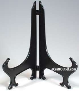 BLACK PLATE DISPLAY EASEL STAND HOLDERS~ 12 PCS  
