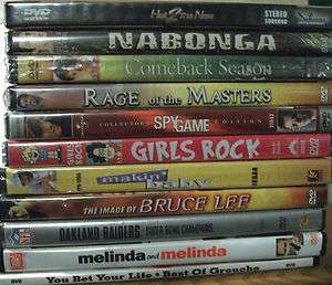 Lot of 11 DVD Blockbuster & Vintage Movies NEW & EUC Brad Pitt Bruce 