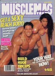 MUSCLEMAG bodybuilding fitness magazine/DENNIS NEWMAN & DEBBIE HALO 7 