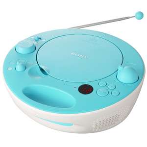 SONY ZSE5AQUA AQUA COMPACT CD BOOMBOX 27242760219  