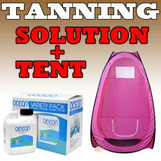 PINK Tanning Booth Pop Up Tent Airbrush Spray Tan Mobile Sunless Ocean 