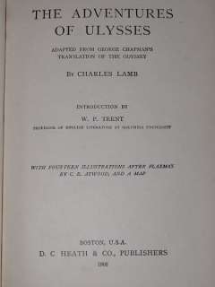 THE ADVENTURES OF ULYSSES by Charles Lamb 1908 Ed.  