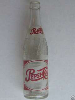 Old Vintage 12 OZ.Pepsi Bottle Nice Shape Stockton CA  