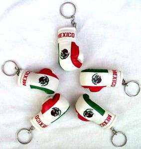 Mexico Flag Mini BOXING Gloves Reyes Grant Zepol  