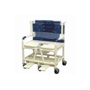  MJM 30 W PVC Bariatric Shower Chair w/Open Front Bariatric 