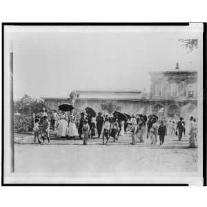  Clara Barton, walking down street,Cuba 1898,Red Cross 