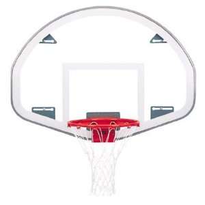    39 x 54 Fan Shaped Glass Basketball Backboard