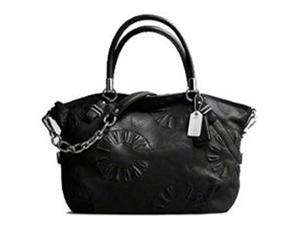    Coach Embellished Sophia Shoulder Bag Tote 16343 Black