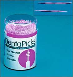 PACK OF 300 BRUSHPICKS TEETH CLEANERS mint flavored NEW  