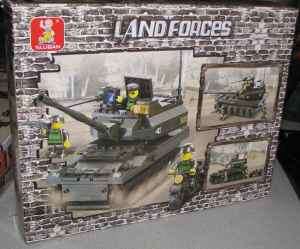 Lego Building Blocks Land Forces K 9 Tank 258 PC Set New Legos
