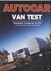 2004 AUTOCAR VAN TEST REPRINT (TRANSIT, VITO, VIVARO)