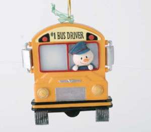 Bus Driver Schoolbus Christmas Ornament TJ 45  
