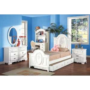   New 4pcs Youth Kid Full Girl Bedroom Set, #A1677F Furniture & Decor
