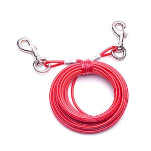 Favorite 30 ft Large Dog pet supplies Tie out Cable Leash with heavy 