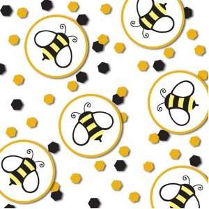  Buzzing Bee Black & Yellow Printed Confetti Baby